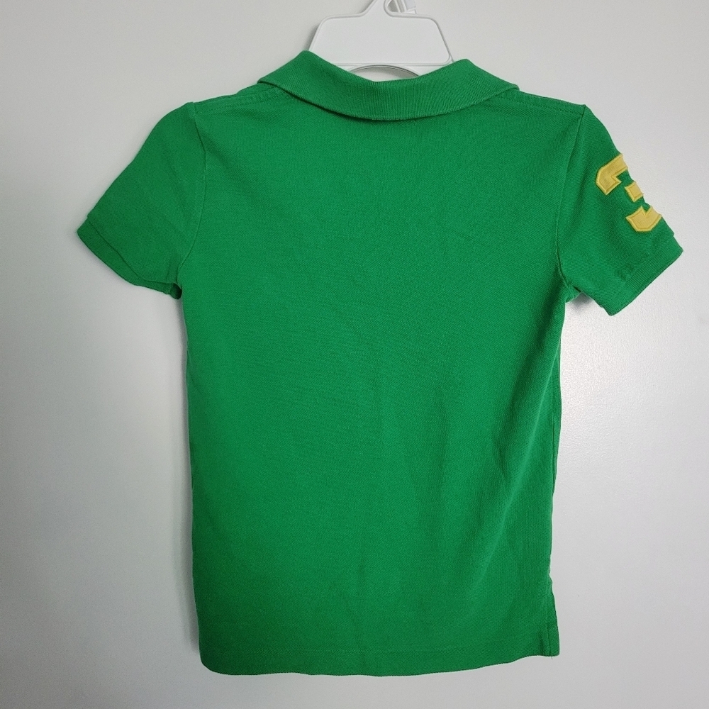 Polo Ralph Lauren Youth Boys Polo Big Pony Size 6 Green Short Sleeve Embroidered - Picture 6 of 6